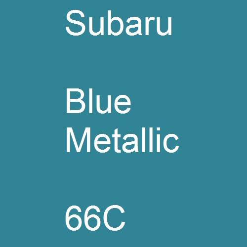 Subaru, Blue Metallic, 66C.